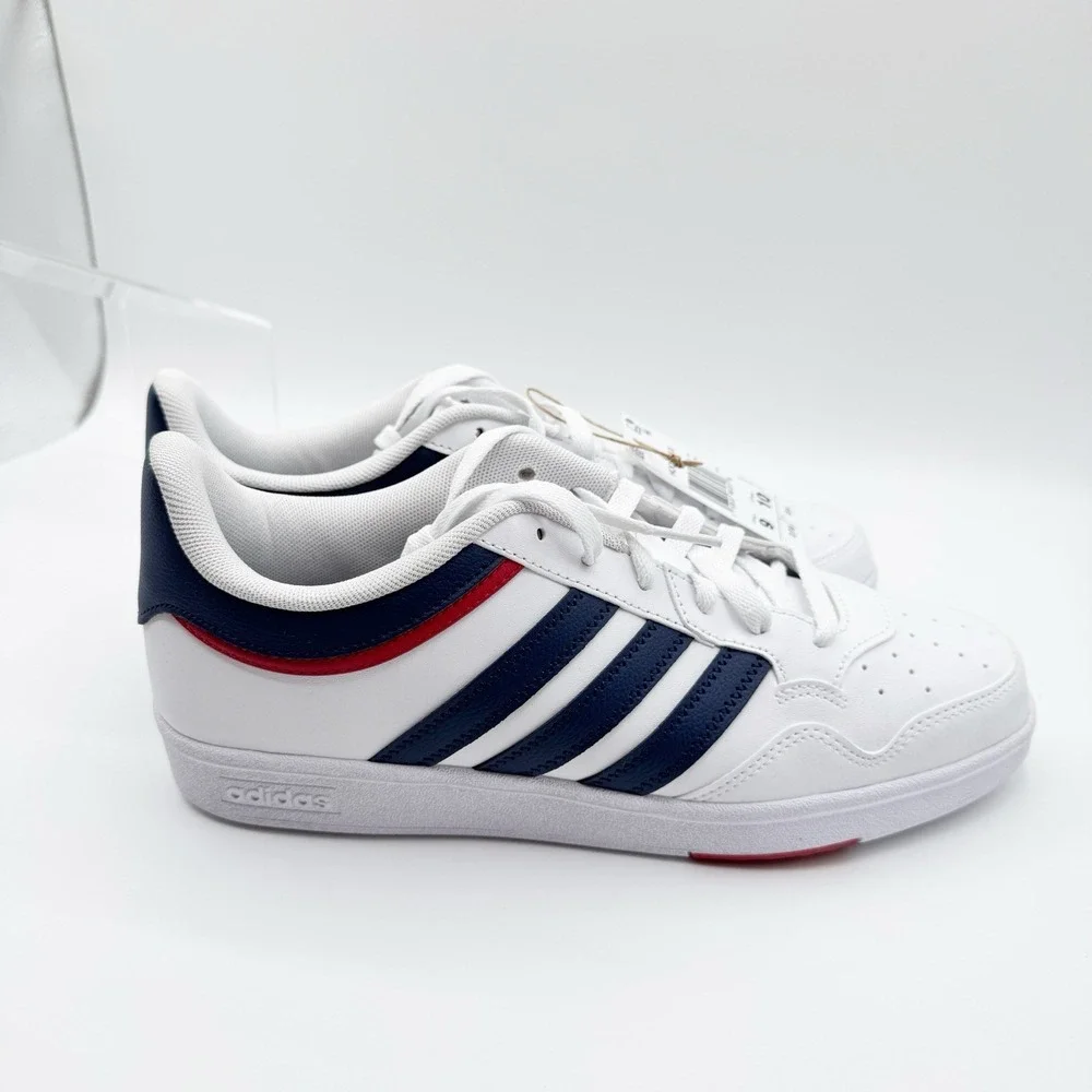 Adidas Hoops 4.0 Low Mens Size 9 Athletic Sneaker Trainers Navy Red White JQ9986